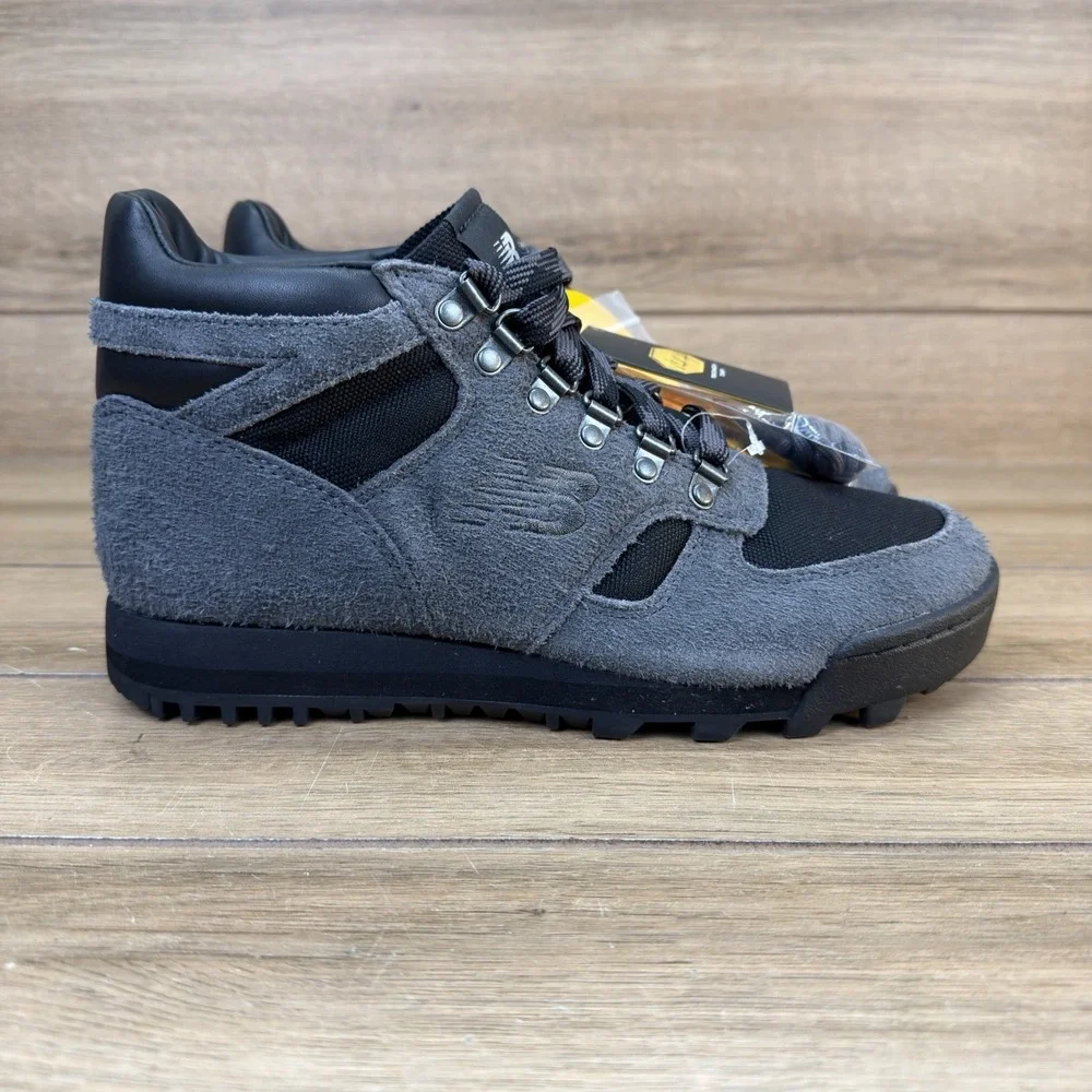 New Balance Rainier‎ Hiking Boots Shoes Magnet Black URAINECB Vibram Size 8